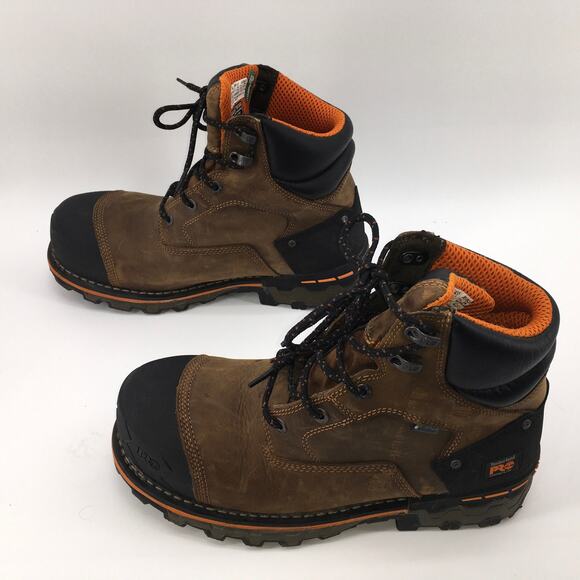 Timberland PRO Mens Boondock 6 in Composite Toe Waterproof Work Boot 11M Brown main image 7